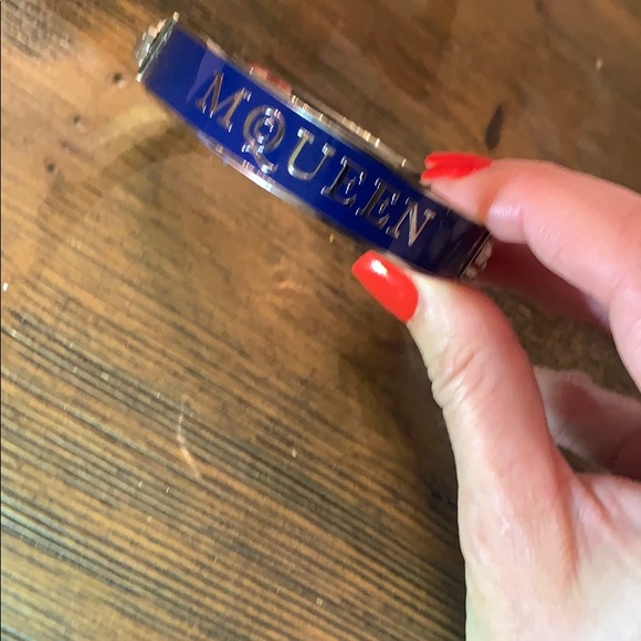 Alexander McQueen Navy Bracelet - Picture 2 of 4